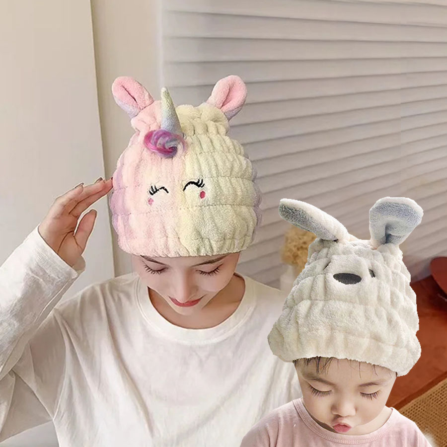Golf Towel - Children Thickened Dry Hair Hat Cute