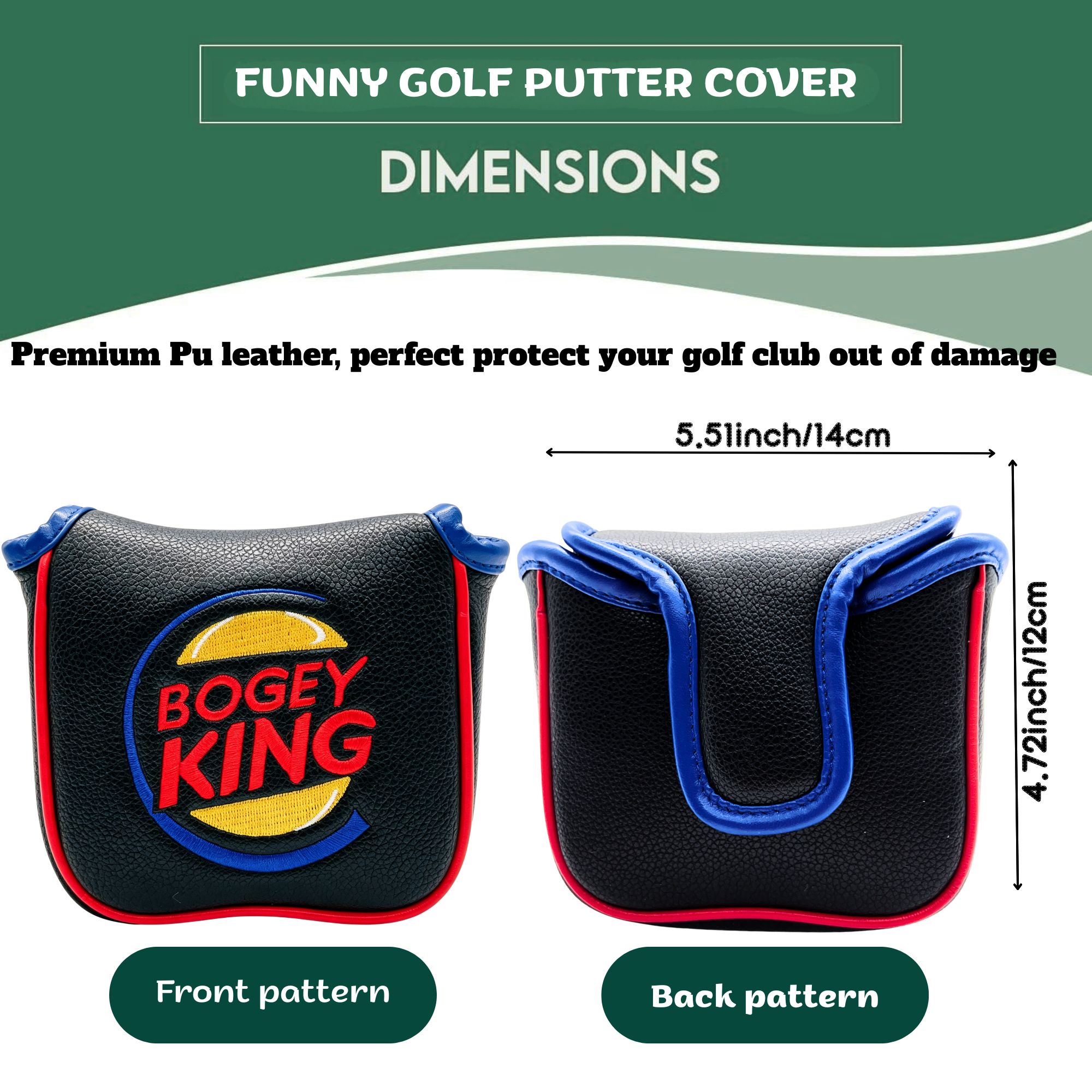 Funny Bogey King Golf Headcove - đánh giá và giá Golf Tees