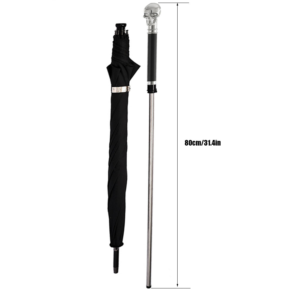 Cá Tính Đầu Lâu Đi Bộ Gậy Gậy  - đánh giá và giá Golf Umbrella Large