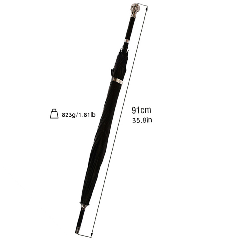 Cá Tính Đầu Lâu Đi Bộ Gậy Gậy  - đánh giá và giá Golf Umbrella Large