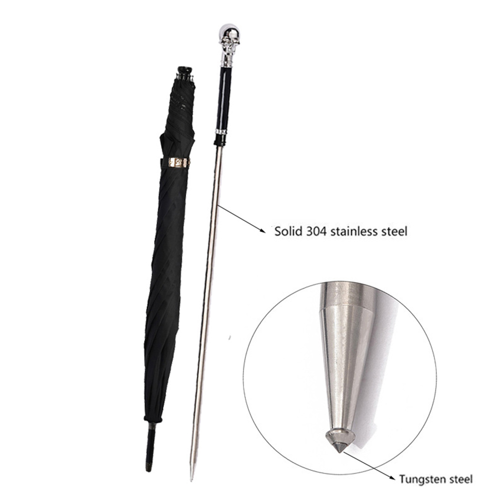 Cá Tính Đầu Lâu Đi Bộ Gậy Gậy  - đánh giá và giá Golf Umbrella Large