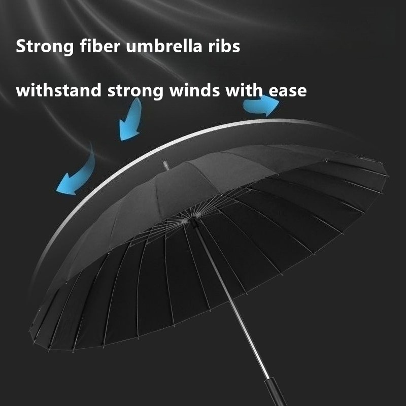  24 Bone Reinforced Black Glu - đánh giá và giá Golf Umbrella Large