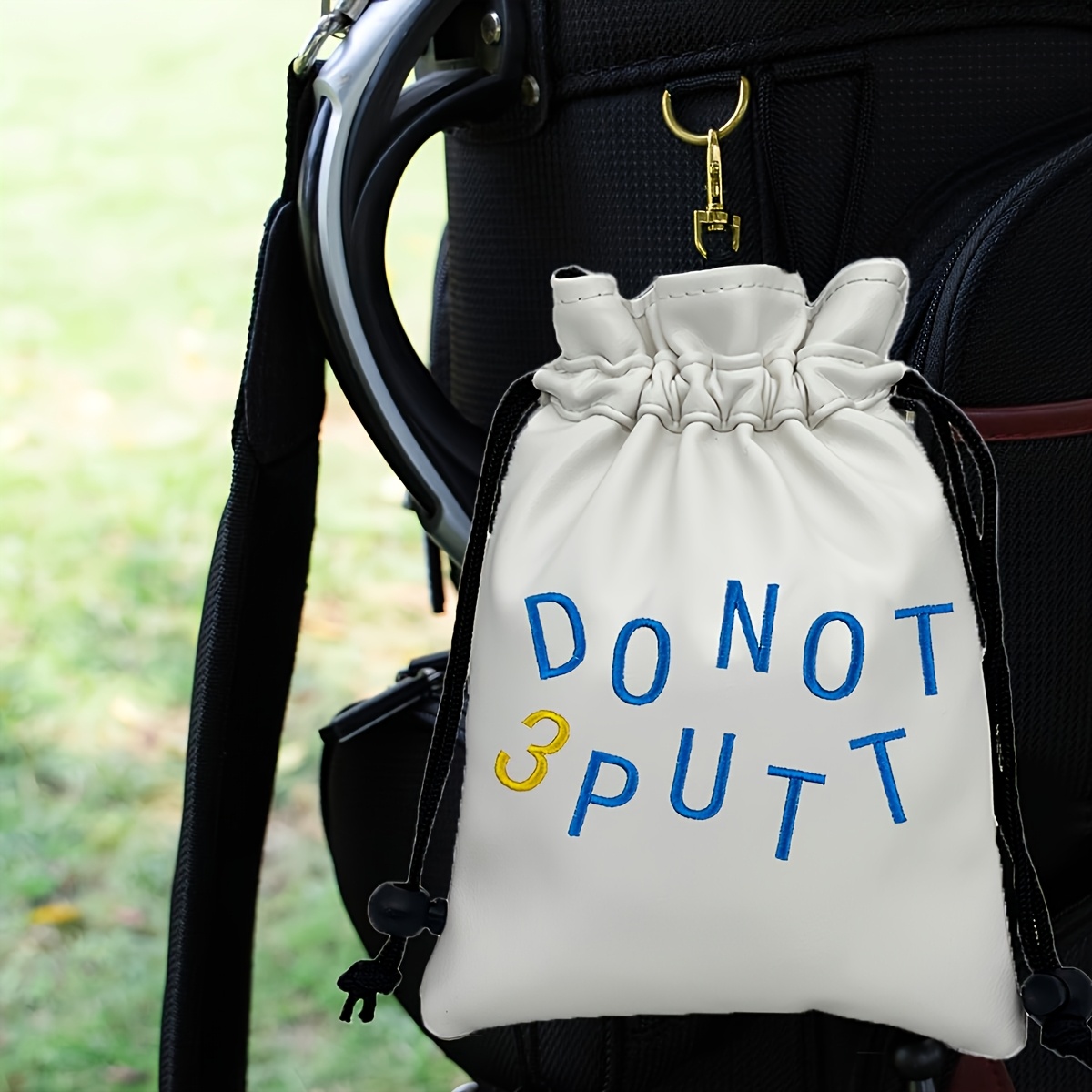 1pc Golf Ball Bag, PU Material - đánh giá và giá Golf Bag