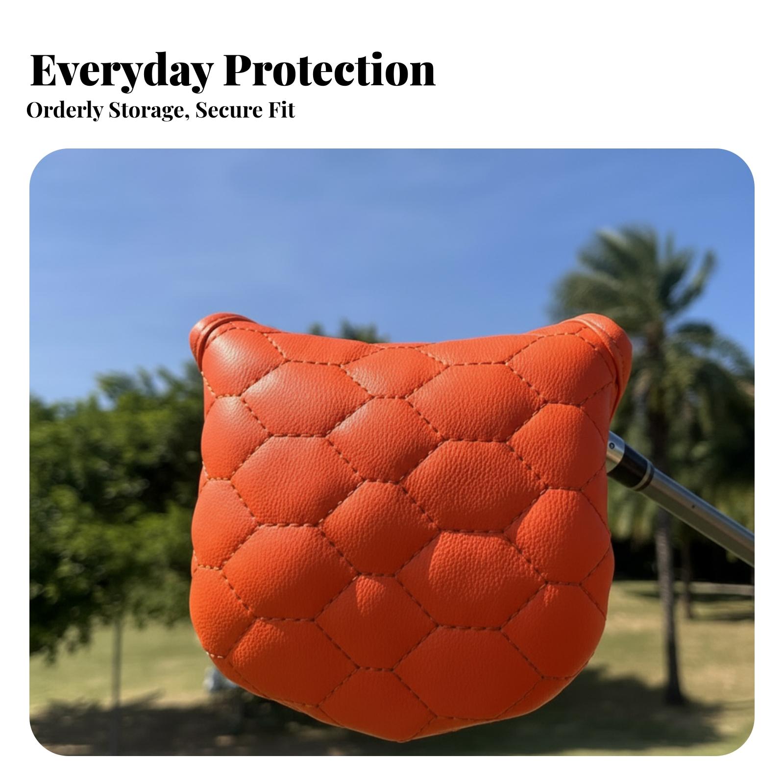 Orange Lined Golf Putter Cover - đánh giá và giá Golf Putter
