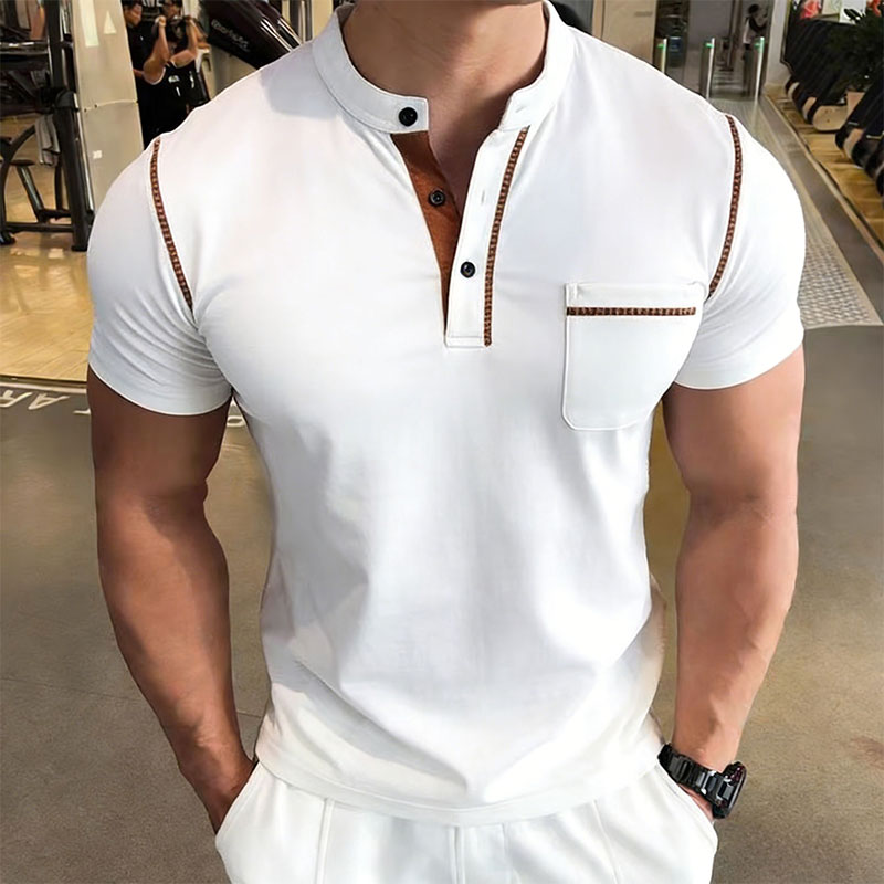 New Summer Men's Henry Collar  - đánh giá và giá Golf Tees